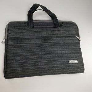 Kayond Grey Canvas Slim Laptop bag case